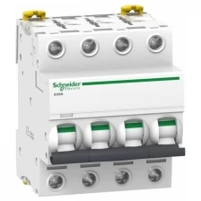 Автоматический выключатель Schneider Electric Acti 9 iC60N 4П 40A 6кА C A9F79440