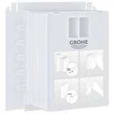 GROHE Ревизионный короб для крепления малых панелей смыва GROHE (40911000)