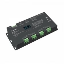 Декодер SMART-DMX-SUF (12-24V, 12x5A, XLR3, RJ45) (arlight, IP20 Металл, 5 лет)