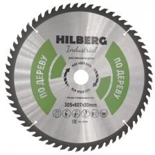 Диск пильный Hilberg Industrial Дерево 305*30*60Т HW306