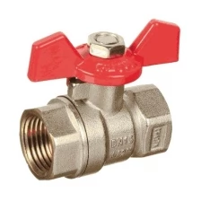 Кран шаровой TeRma RED 1/2" вв ручка-бабочка 26113