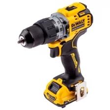 Ударная бесщеточная дрель-шуруповерт DEWALT DCD706D2, 250 Вт, 12В, 57.5 Нм, 1500 об/мин, 25500 уд/мин