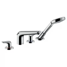 Смеситель hansgrohe Novus на край ванны 71333000 на 4 отверстия