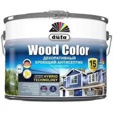 Антисептик кроющий для древесины Dufa Wood Color полуматовый (2,5л) серый шелк