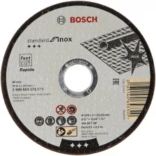 Bosch Отрез круг Standard по нерж 125x1 прям 2608603171 .