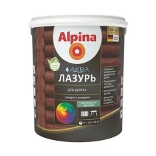 Защитная лазурь для дерева Alpina Аква, 2,5 л, кедр